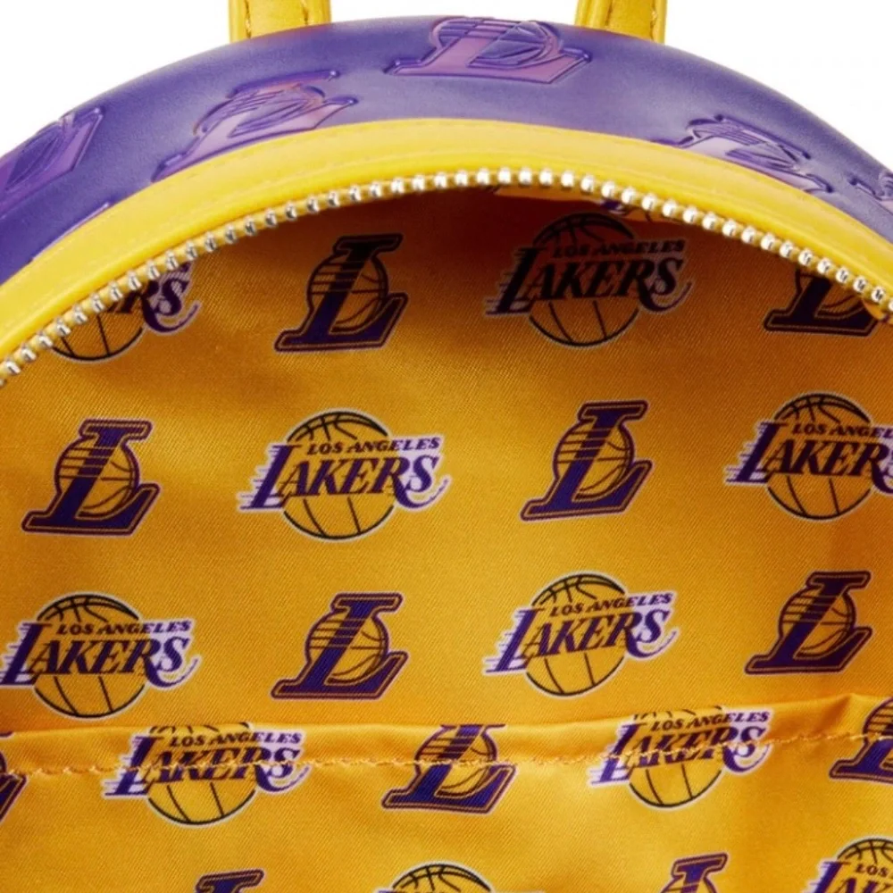 Loungefly NBA Los Angeles Lakers Logo AOP Mini Backpack
